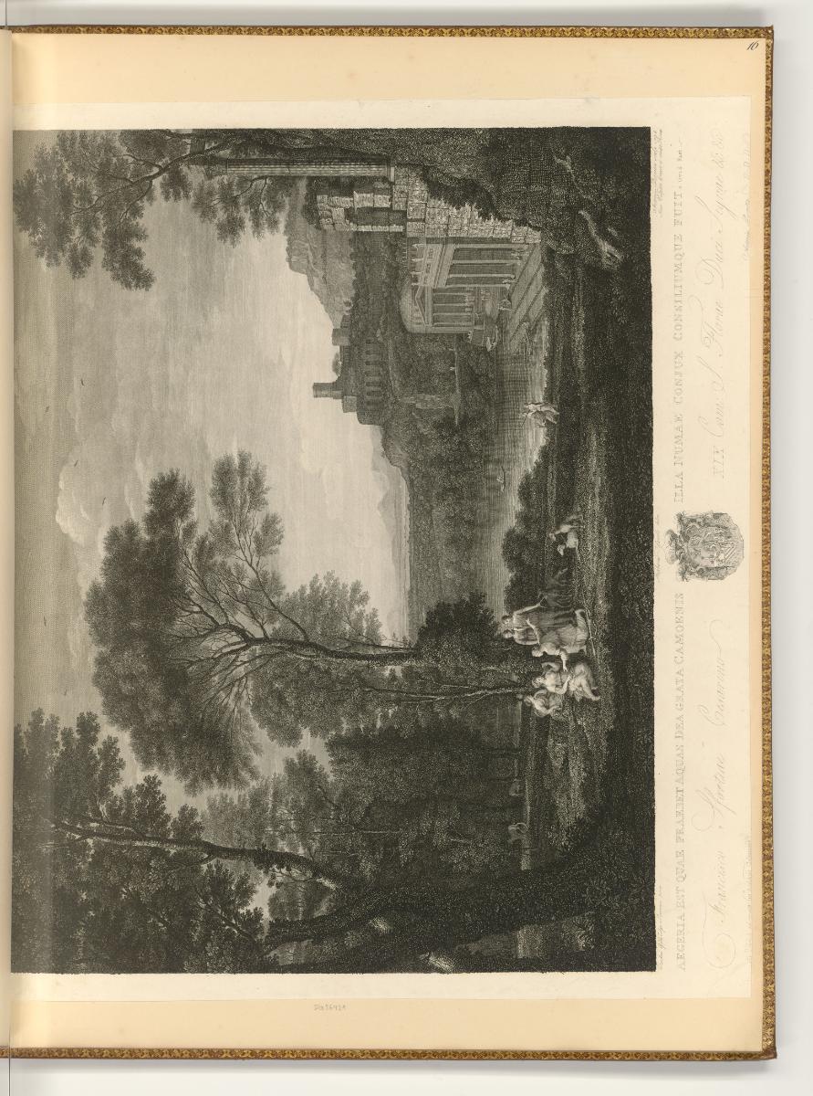 Druckgrafiken nach Claude Lorrain, Egeria weint um Numa Pompilius, Inv. Nr.: Frankreich nach Se…