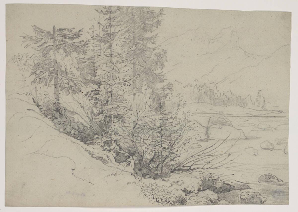 Thomas Ender, Flusslandschaft, Inv. Nr.: 38410