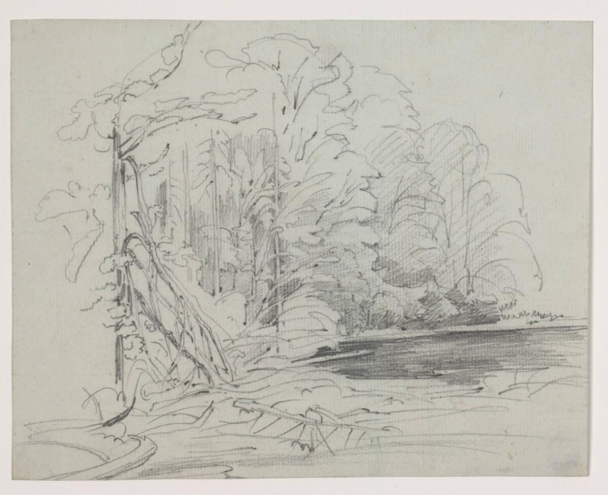 Thomas Ender, Flusslandschaft, Inv. Nr.: 38411
