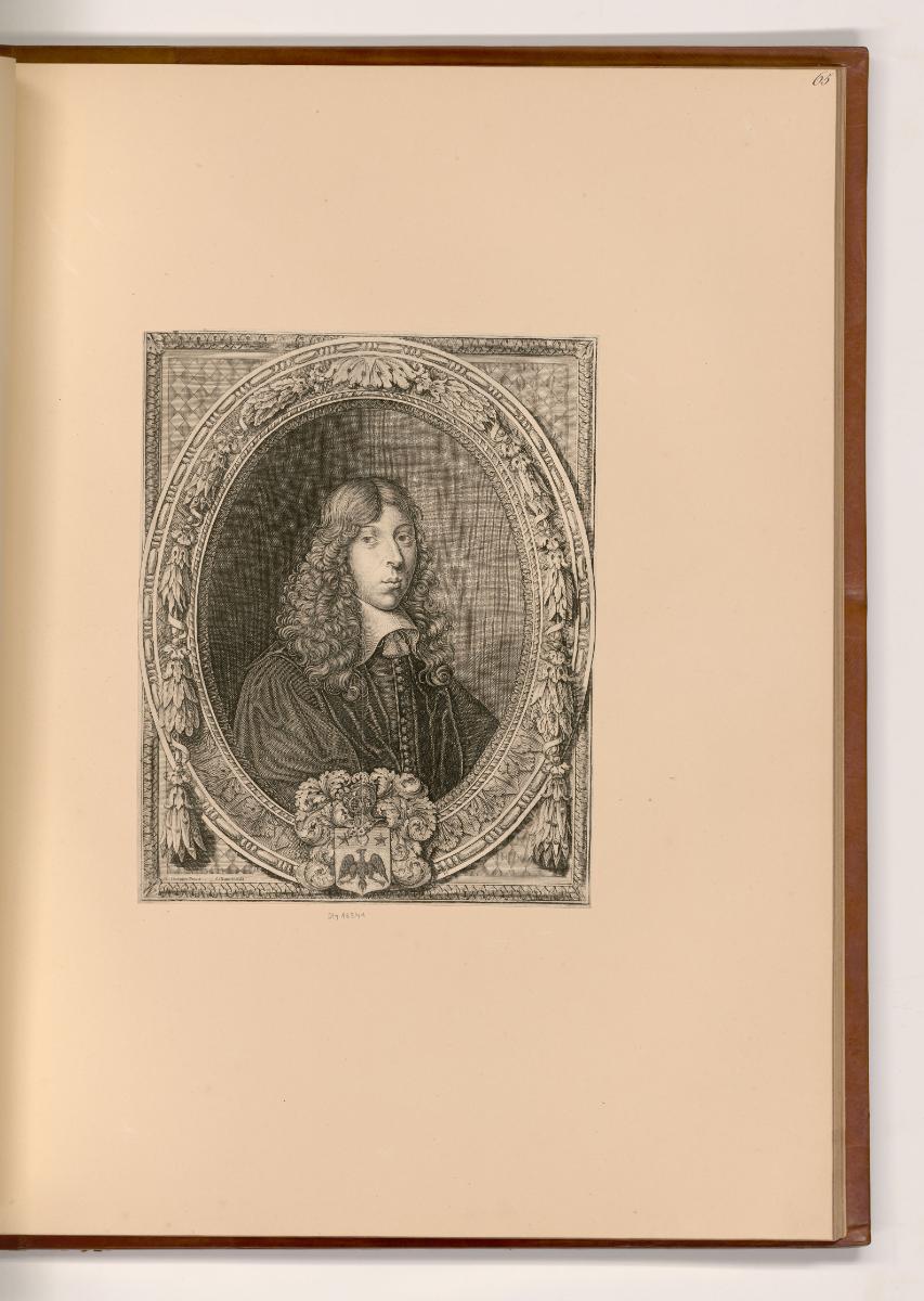Französische Druckgrafiken des 17. und 18. Jahrhunderts, Bildnis eines jungen Mannes, Inv. Nr.:…