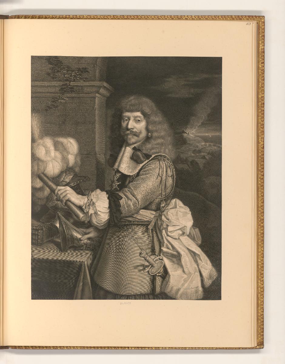 Druckgrafiken nach Pierre und Nicolas Mignard, Porträt Henri Lorraine, Graf von Harcourt, Inv. …