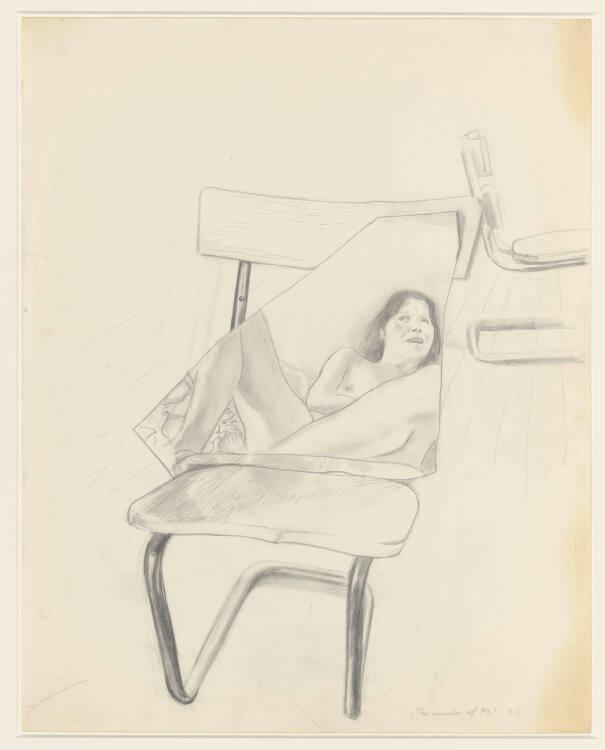 Maria Lassnig, The murder of ML II. Who is knocking at the door?, Inv. Nr.: 47497