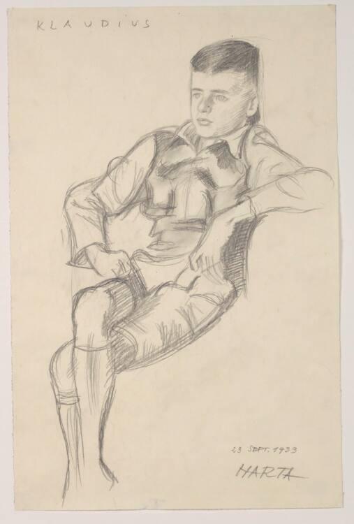 Felix Albrecht Harta, Porträt Klaudius Harta, Inv. Nr.: 38490