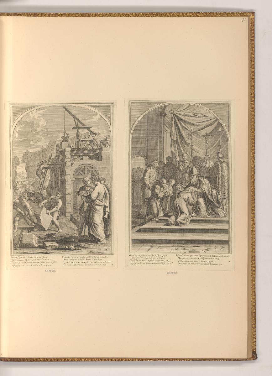 Druckgrafiken nach Eustache le Sueur, Bruno von köln errichtet die Einsiedelei; Bruno von Köln …