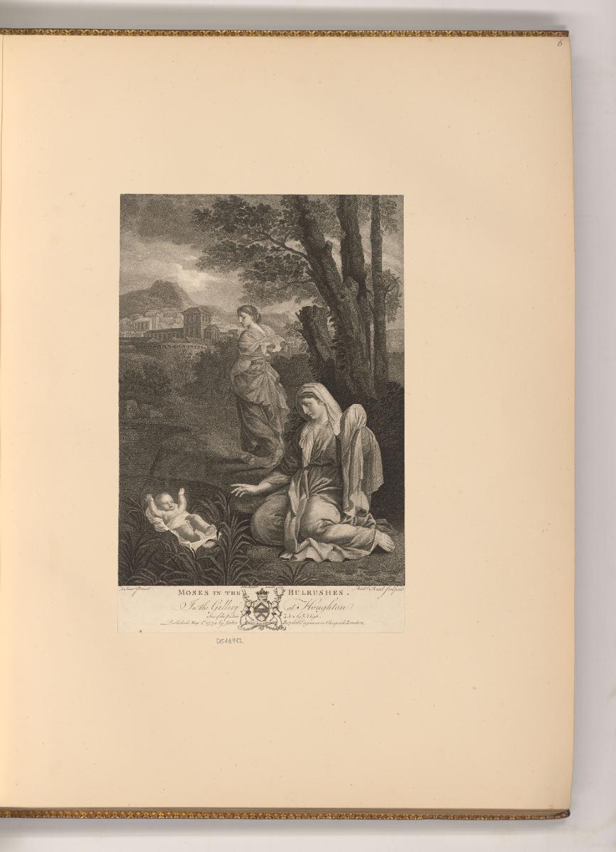 Druckgrafiken nach Eustache le Sueur, Aussetzung des Moses, Inv. Nr.: Frankreich nach Sektionen…