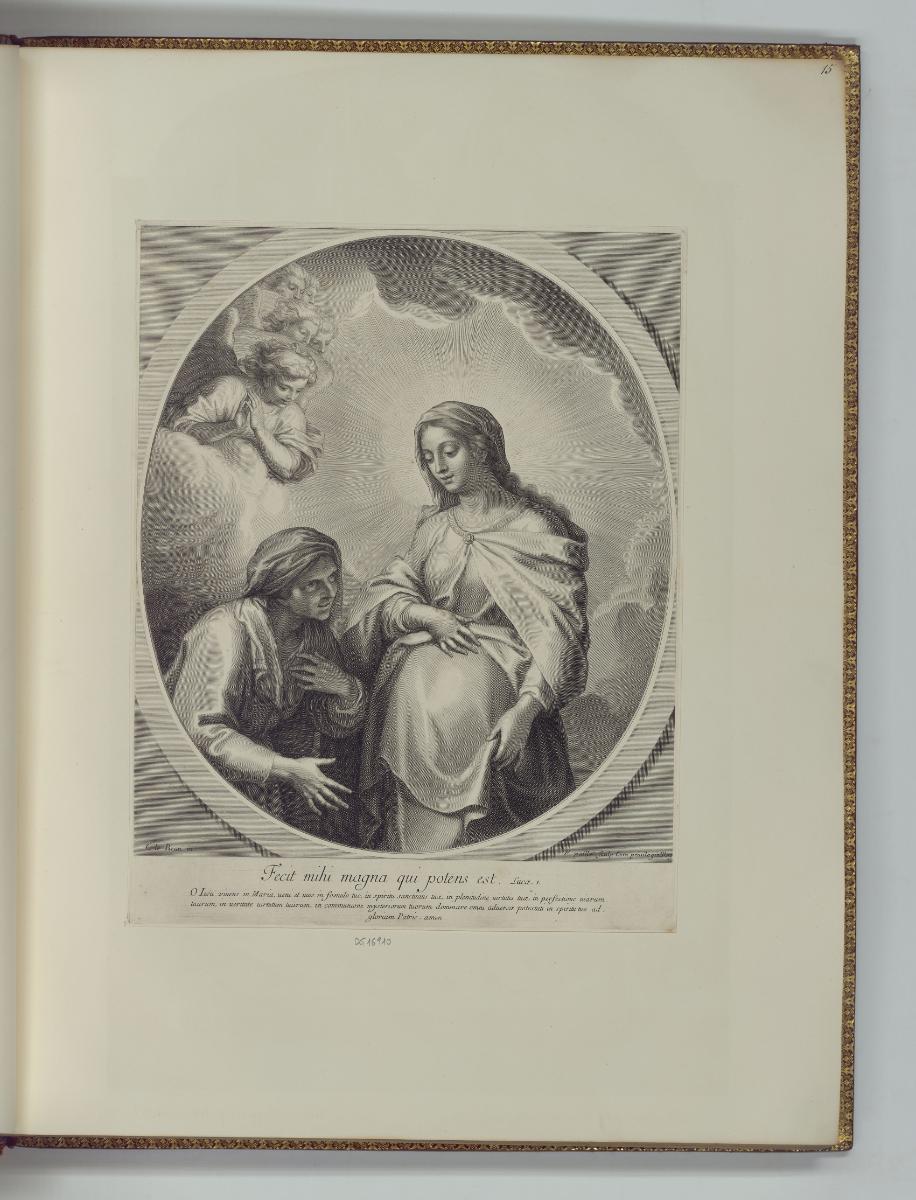 Druckgrafiken nach Charles Le Brun, Heimsuchung Mariens, Inv. Nr.: Frankreich nach Sektionen II…