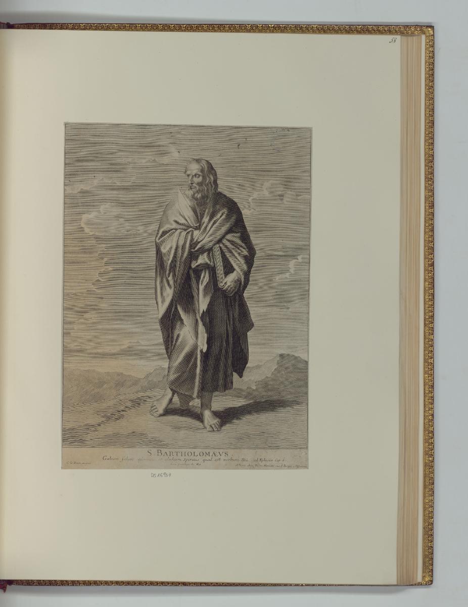 Druckgrafiken nach Charles Le Brun, S. Bartholomaeus, Inv. Nr.: Frankreich nach Sektionen II/22…