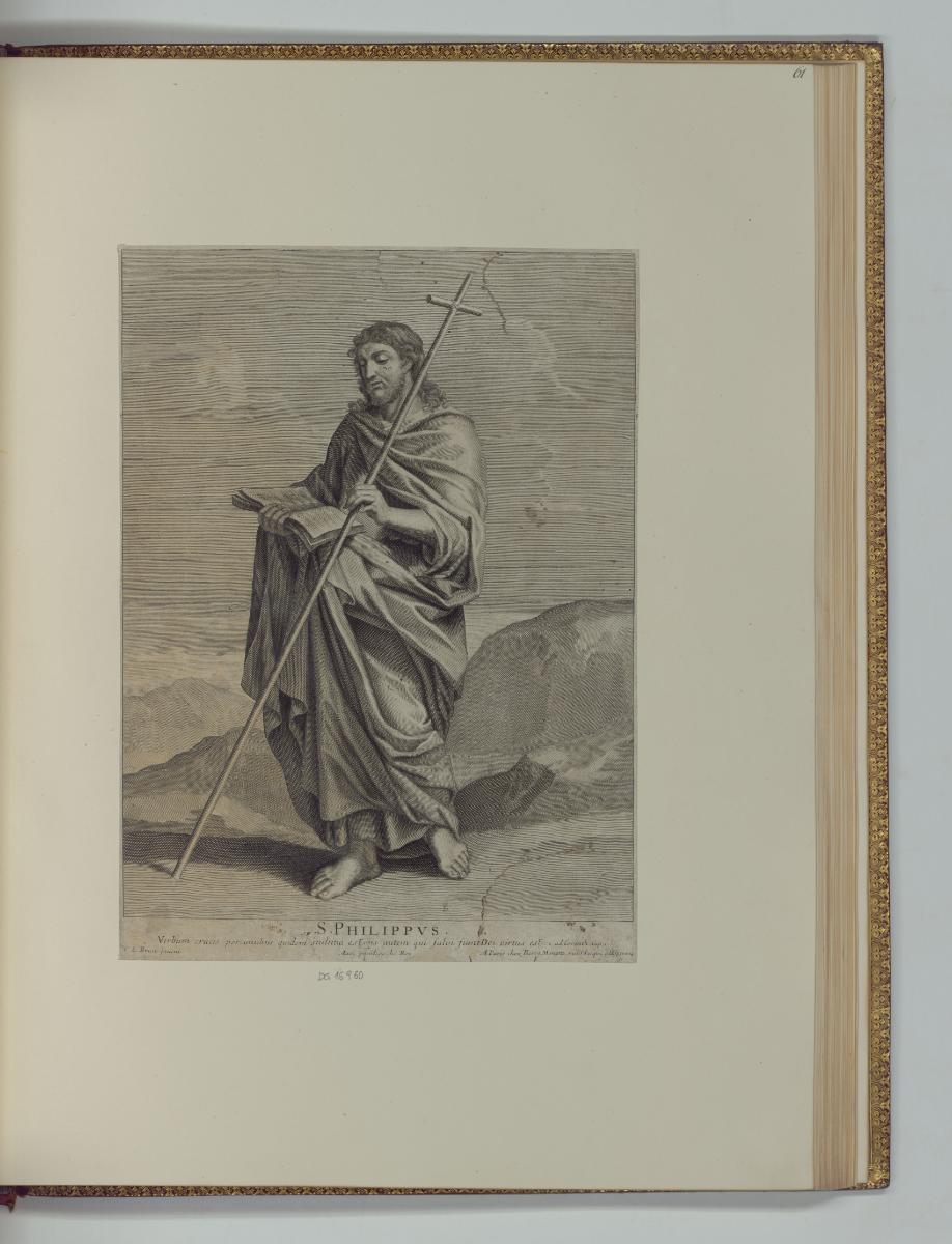 Druckgrafiken nach Charles Le Brun, S. Philippus, Inv. Nr.: Frankreich nach Sektionen II/22, F/…