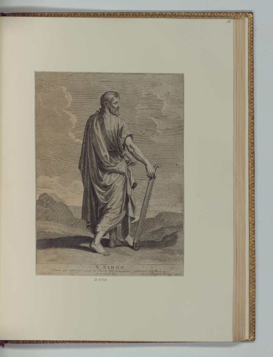 Druckgrafiken nach Charles Le Brun, S. Simon, Inv. Nr.: Frankreich nach Sektionen II/22, F/II/2…