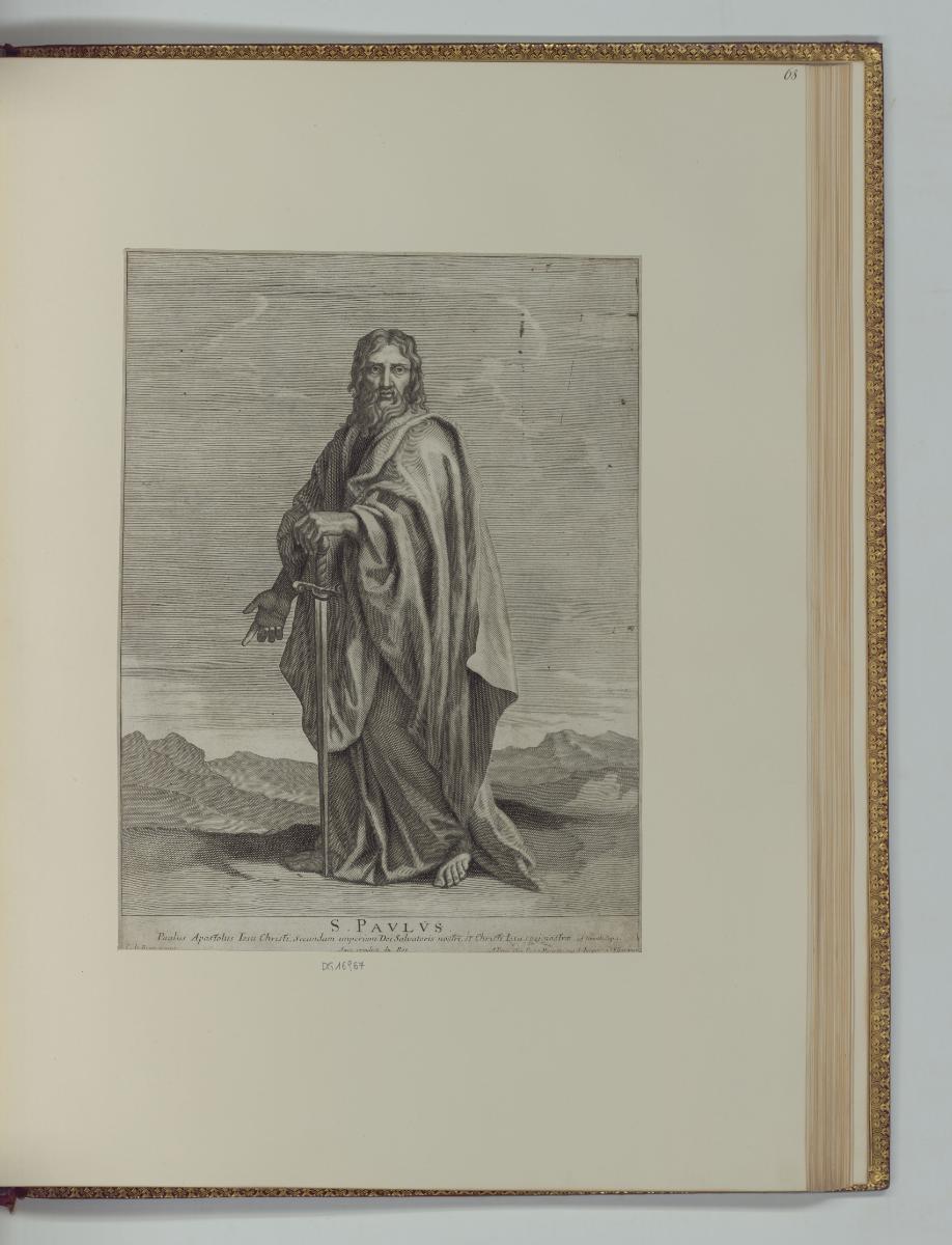 Druckgrafiken nach Charles Le Brun, S. Paulus, Inv. Nr.: Frankreich nach Sektionen II/22, F/II/…