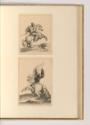 Druckgrafiken nach Charles Le Brun, Reiter mit Lanze aus der Granicus Schlacht; Reiter mit Fahn…