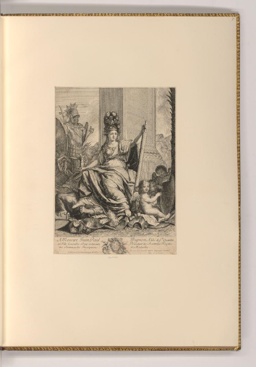 Druckgrafiken nach Charles Le Brun, Allegorie des Königreichs Frankreich, Inv. Nr.: Frankreich …