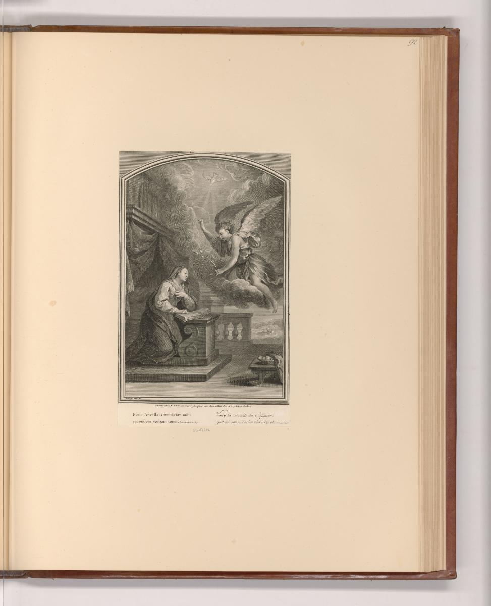 Französische Druckgrafiken des 17. und 18. Jahrhunderts, Verkündigung an Maria, Inv. Nr.: Frank…