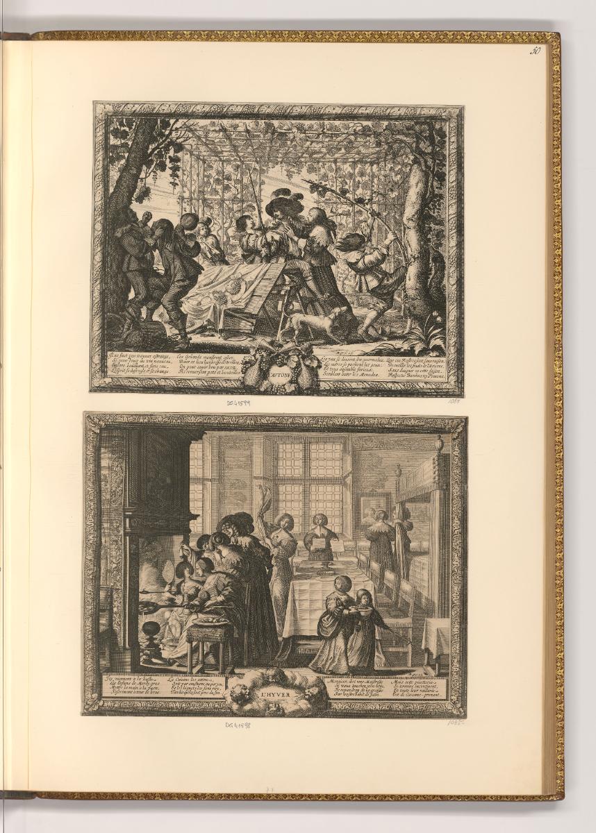 Abraham Bosse, Der Herbst; Der Winter, Inv. Nr.: Frankreich nach Sektionen III/11, F/III/11/50