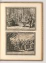 Abraham Bosse, Saal mit Tanzenden; Tanzende auf einem Platz, Inv. Nr.: Frankreich nach Sektione…