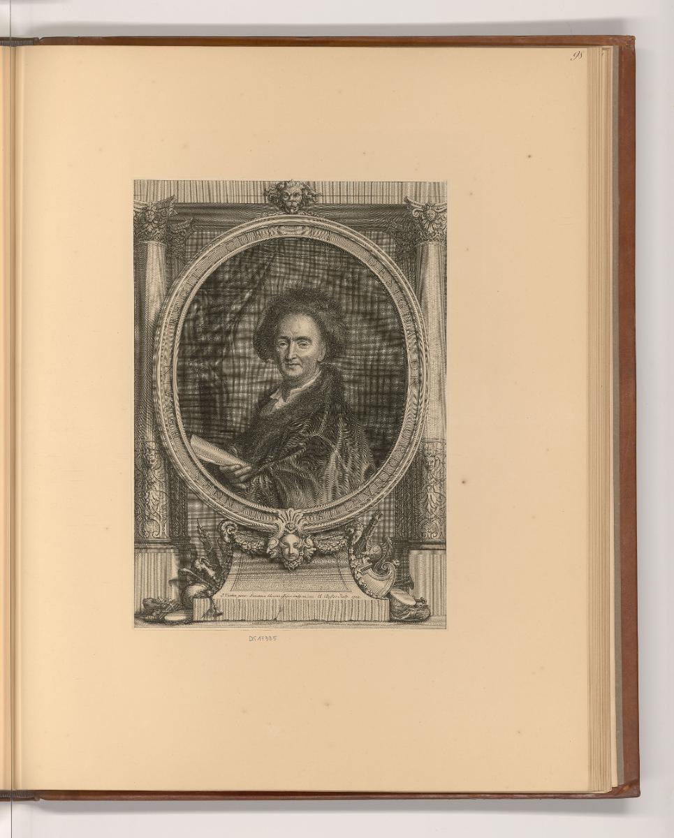 Französische Druckgrafiken des späten 17. und 18. Jahrhunderts, Porträt Jean Berain, Inv. Nr.: …