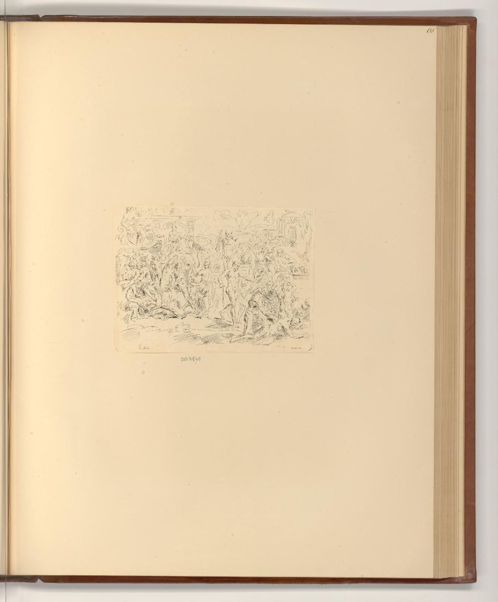 Druckgrafiken nach Raymond La Fage und  Antoine Dieu, Bacchanal, Inv. Nr.: Frankreich nach Sekt…