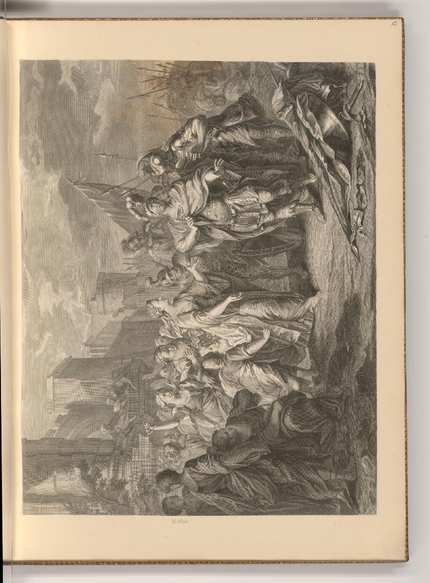 Druckgrafiken nach Antoine und Noël Coypel, Die Tochter Jephtas, Inv. Nr.: Frankreich nach Sekt…