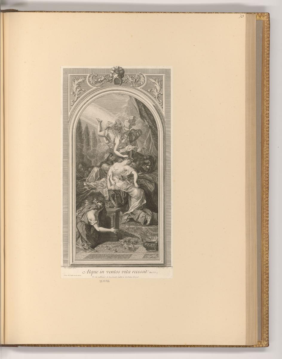 Druckgrafiken nach Antoine und Noël Coypel, Tod der Dido, Inv. Nr.: Frankreich nach Sektionen I…