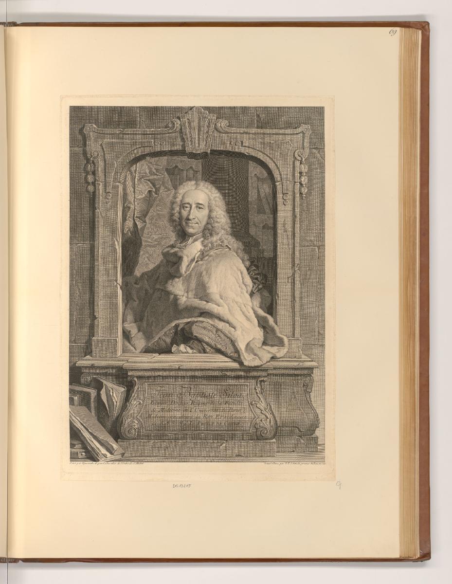Druckgrafiken nach Hyacinthe Rigaud, Porträt Jean-Baptiste Silva, Inv. Nr.: Frankreich nach Sek…