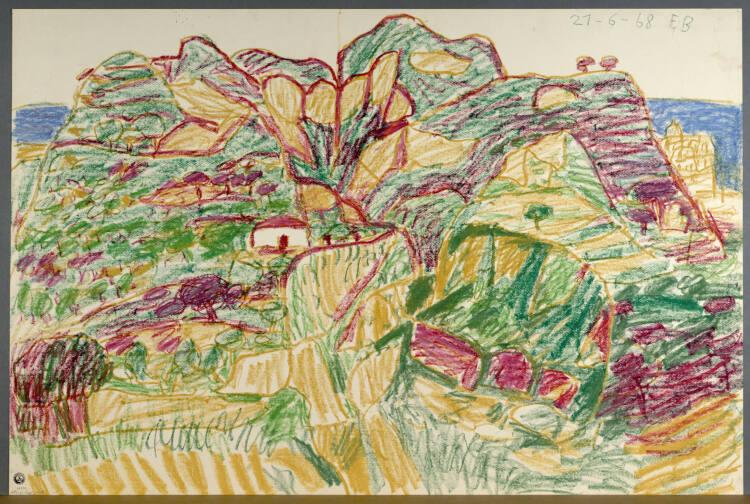Eduard Bäumer, Landschaft, Inv. Nr.: 38722v