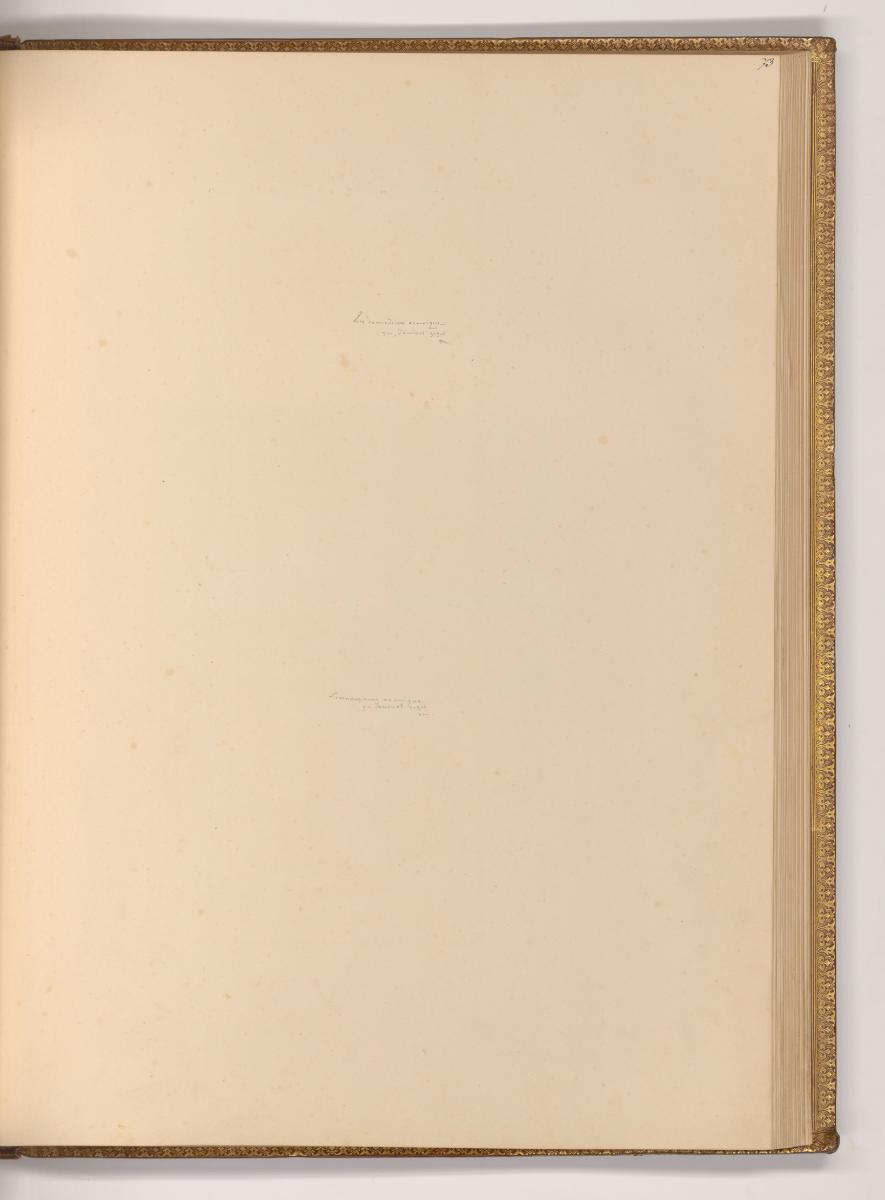 Radierungen nach Jean-Antoine Watteau, Leerseite durch Entnahme, Inv. Nr.: Frankreich nach Sekt…