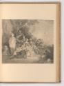 Radierungen nach Jean-Antoine Watteau, Garten mit Schauspielern, Inv. Nr.: Frankreich nach Sekt…