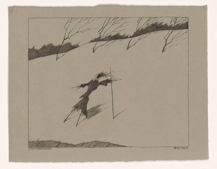 Paul Flora, Scheuchenwinter, Inv. Nr.: 45593