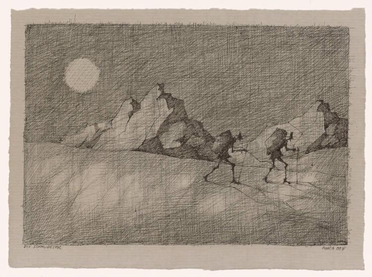 Paul Flora, Die Schmuggler, Inv. Nr.: 45595
