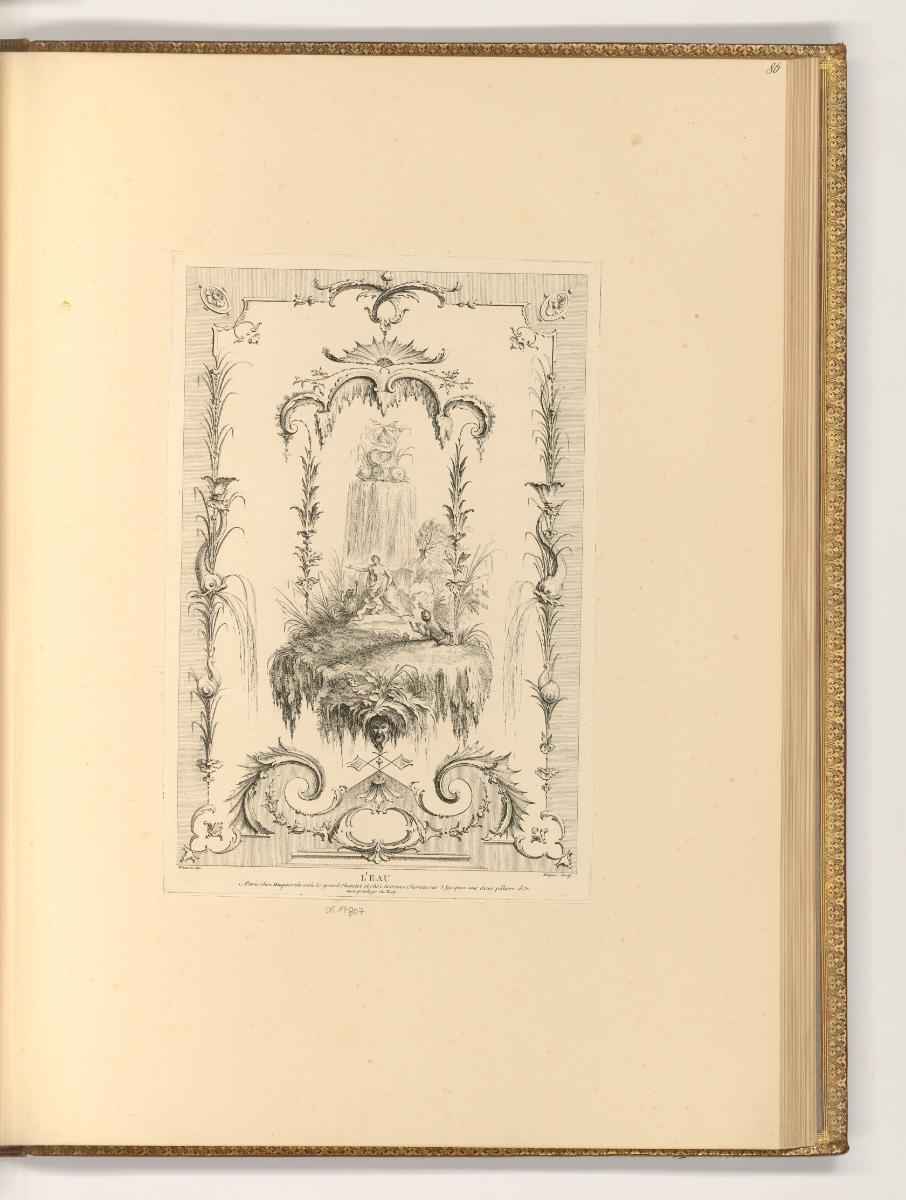 Radierungen nach Jean-Antoine Watteau, Wasser, Inv. Nr.: Frankreich nach Sektionen II/33, F/II/…