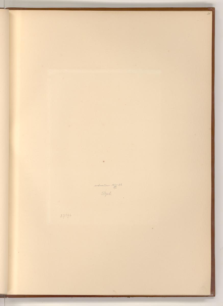Druckgrafiken nach Jean Restout, Charles Coypel und Etienne Jeaurat, Leerseite durch Entnahme, …