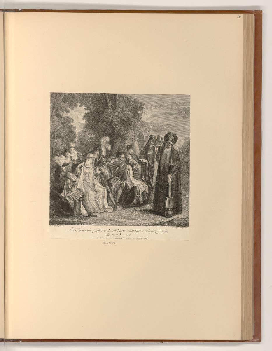 Druckgrafiken nach Jean Restout, Charles Coypel und Etienne Jeaurat, La Doloride affligée de sa…