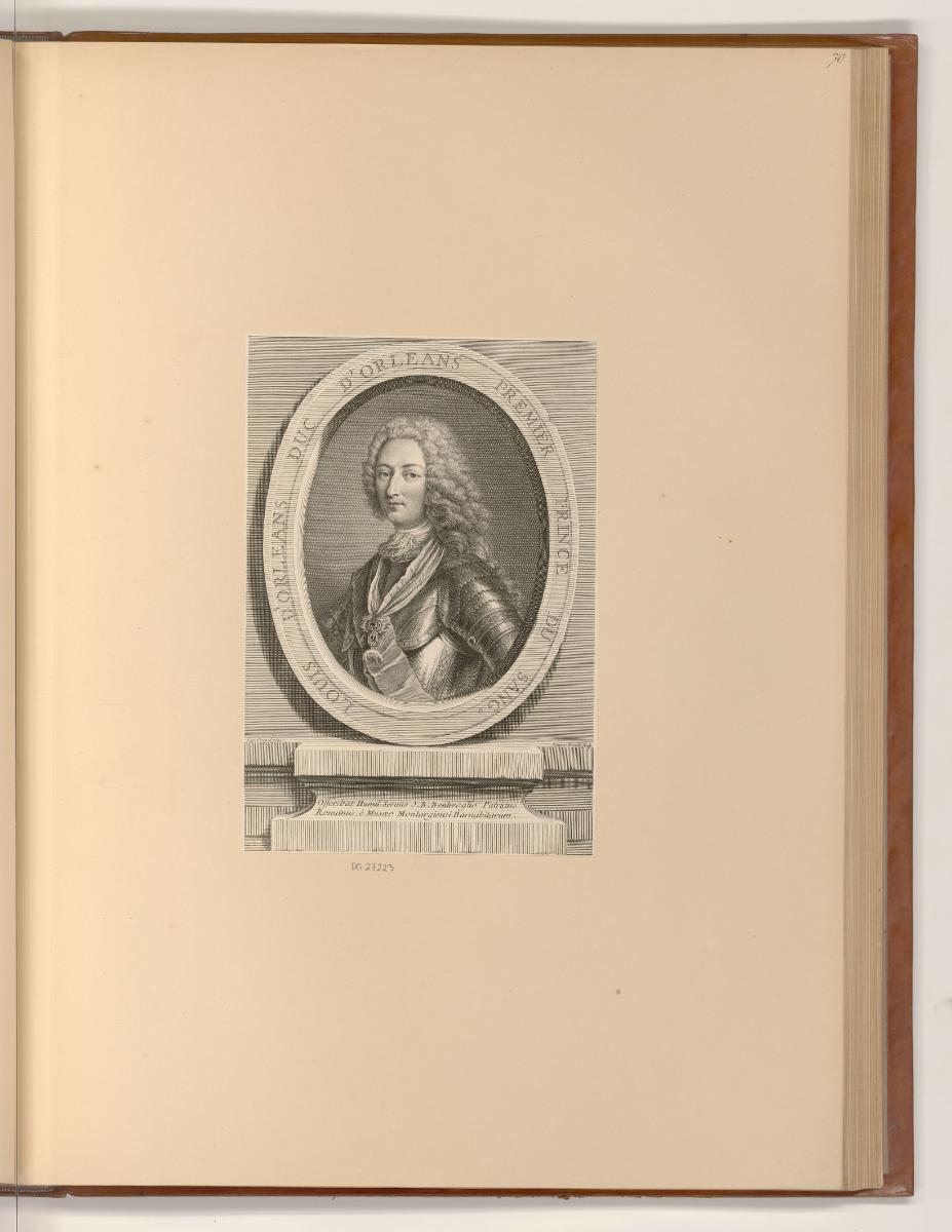 Druckgrafiken nach Jean Restout, Charles Coypel und Etienne Jeaurat, Porträt Louis d'Orléans, I…