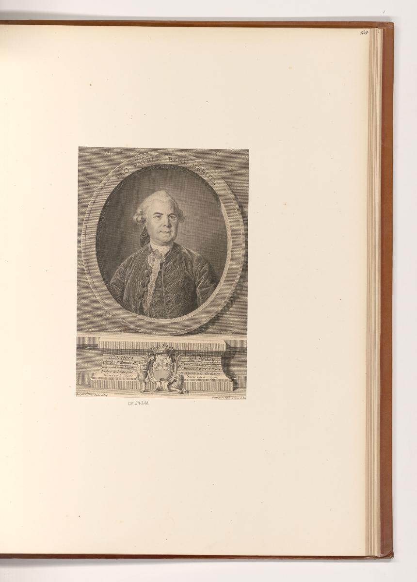 Französische Druckgrafiken des 18. Jahrhunderts, Porträt Jacques de Heusy, Inv. Nr.: Frankreich…