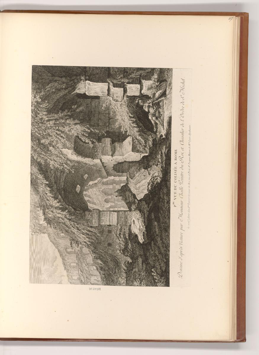 Französische Druckgrafiken des 18. Jahrhunderts, Ruinen des Kolosseums in Rom, Inv. Nr.: Frankr…