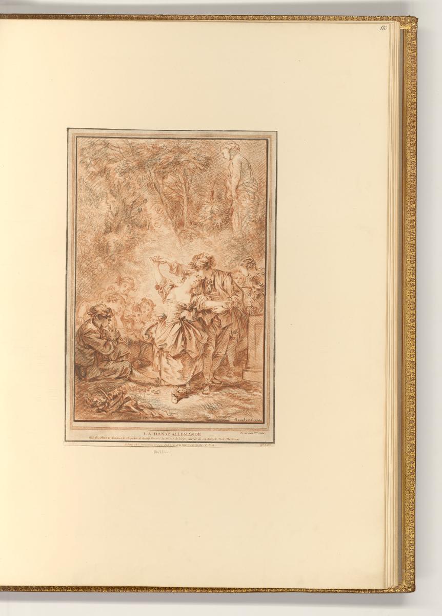 Druckgrafiken nach François Boucher, La Danse Allemande, Inv. Nr.: Frankreich nach Sektionen II…