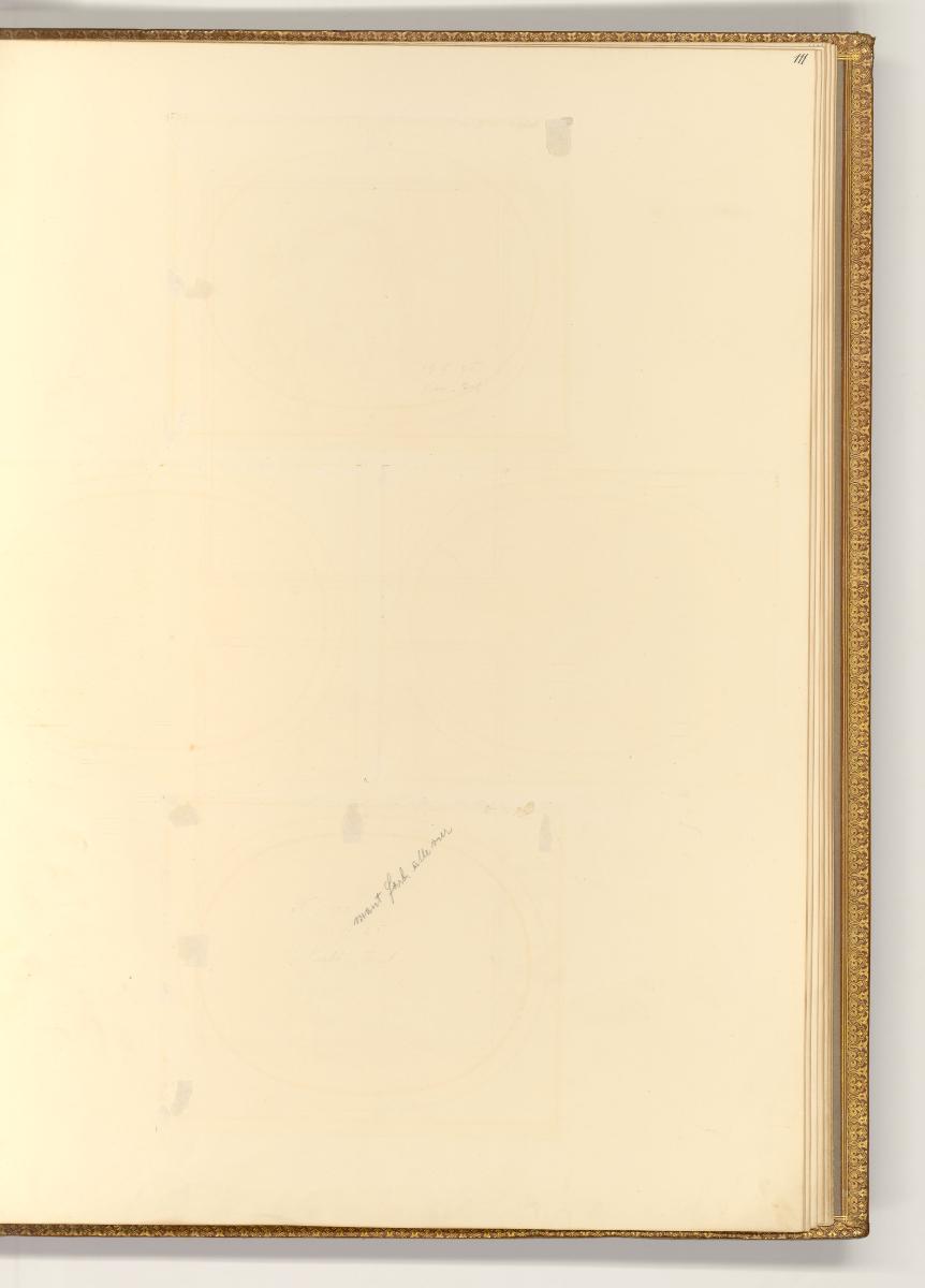 Druckgrafiken nach François Boucher, Leerseite durch Entnahme, Inv. Nr.: Frankreich nach Sektio…