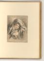 Druckgrafiken nach François Boucher, Frau mit großem Umhang, Inv. Nr.: Frankreich nach Sektione…