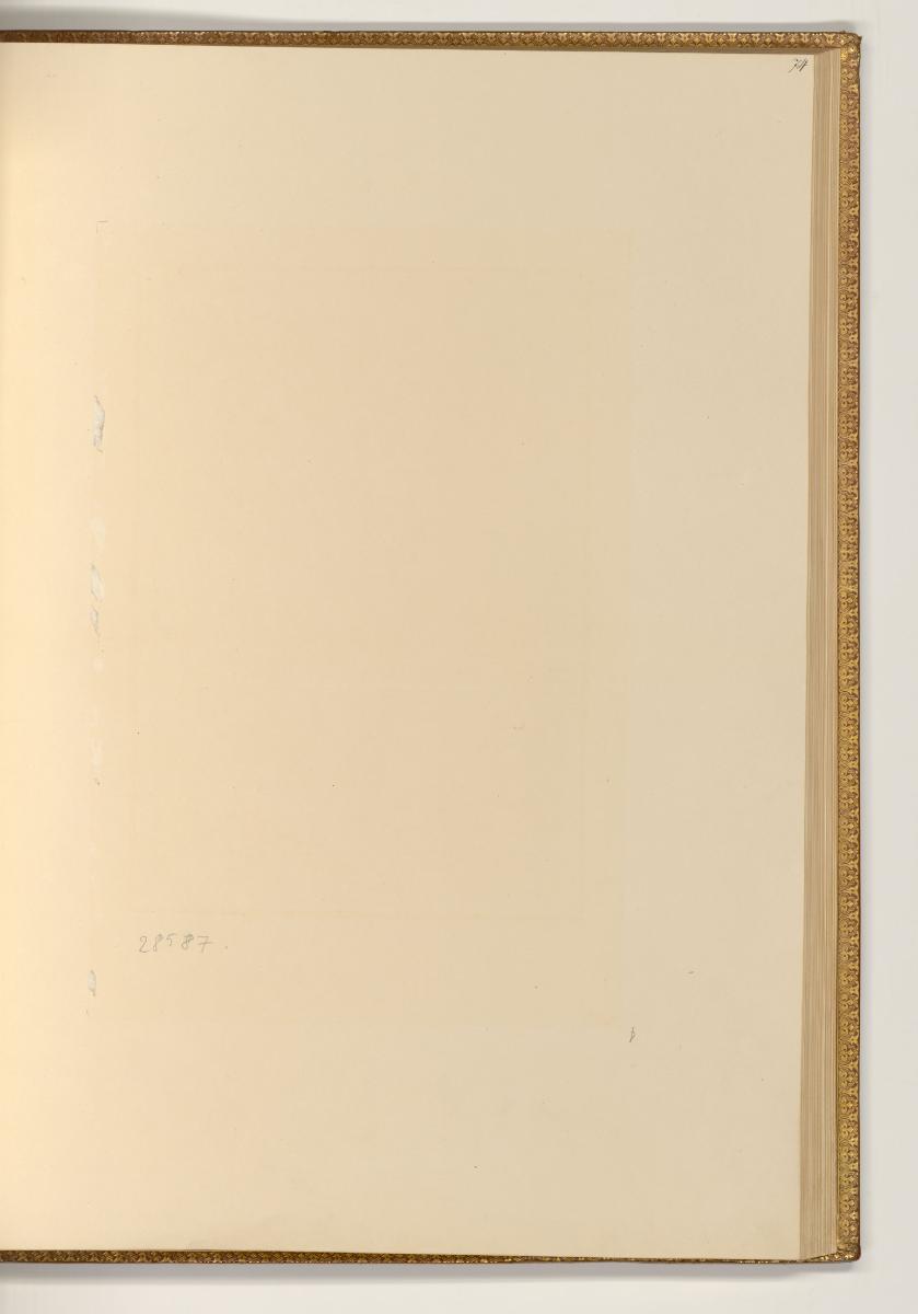 Druckgrafiken nach François Boucher, Leerseite durch Entnahme, Inv. Nr.: Frankreich nach Sektio…