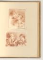 Druckgrafiken nach François Boucher, Drei Köpfe; Mädchen und Junge mil Blumengirlande, Inv. Nr.…