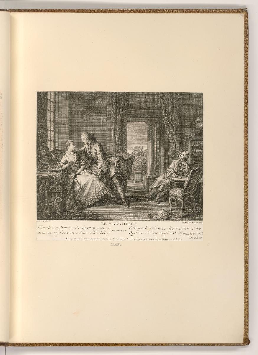 Druckgrafiken nach François Boucher, Le Magnifique, Inv. Nr.: Frankreich nach Sektionen II/42, …