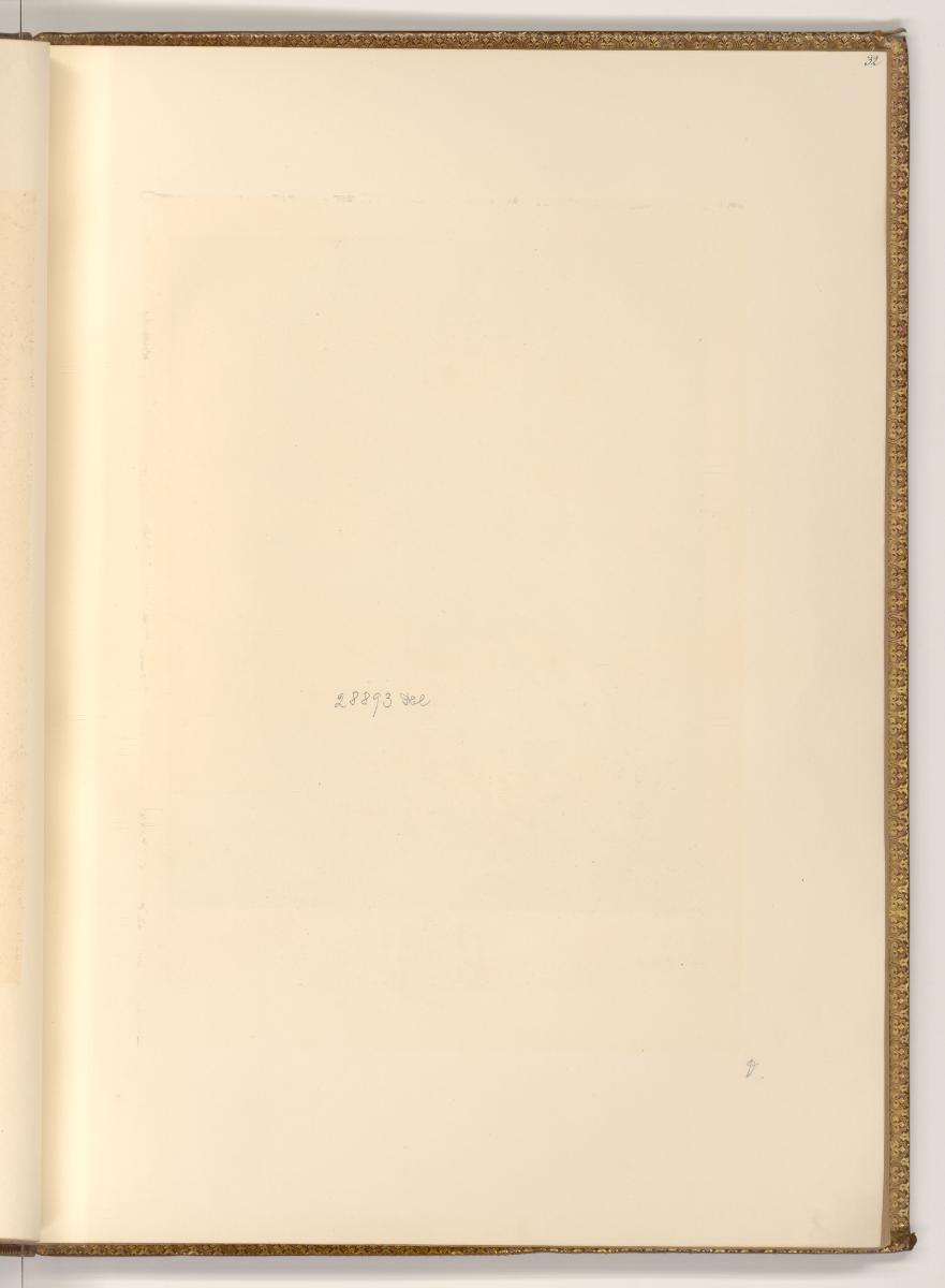 Druckgrafiken nach François Boucher, Leerseite durch Entnahme, Inv. Nr.: Frankreich nach Sektio…