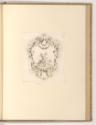 Druckgrafiken nach François Boucher, Kartusche mit Pilgerausstattung, Inv. Nr.: Frankreich nach…