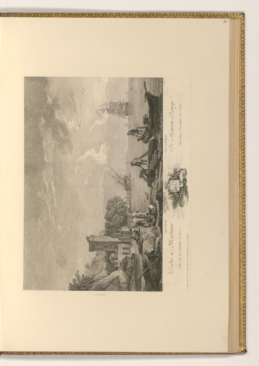 Druckgrafiken nach Claude-Joseph Vernet, Septieme vue d'Italie, Inv. Nr.: Frankreich nach Sekti…