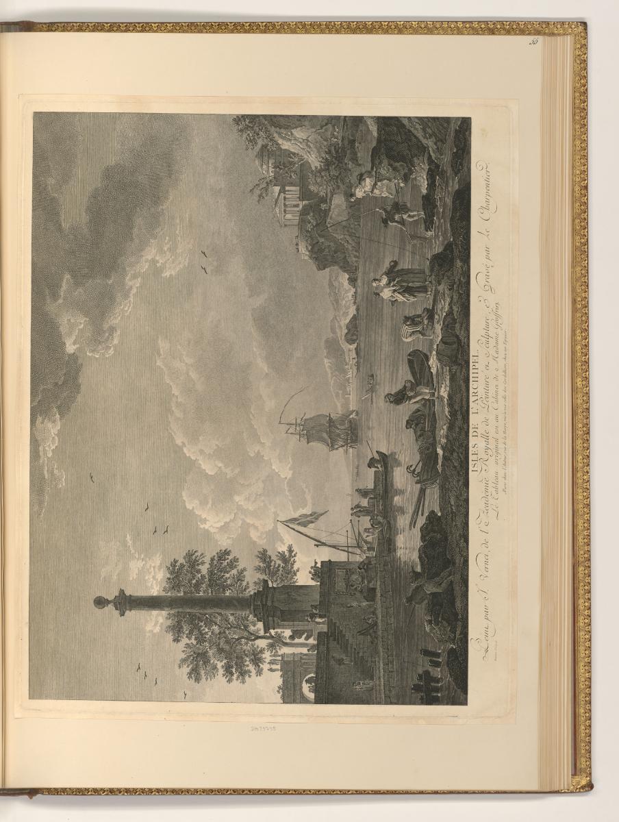 Druckgrafiken nach Claude-Joseph Vernet, Isles de l'archipel, Inv. Nr.: Frankreich nach Sektion…
