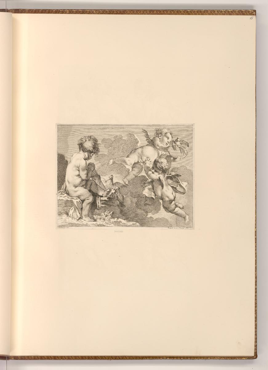 Druckgrafiken nach François Boucher, Putten und Kinder, Inv. Nr.: Frankreich nach Sektionen II/…