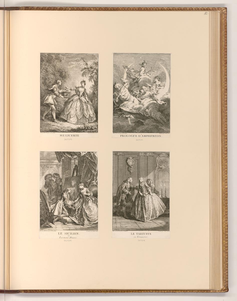 Druckgrafiken nach François Boucher, Szenen zu Molière, Inv. Nr.: Frankreich nach Sektionen II/…