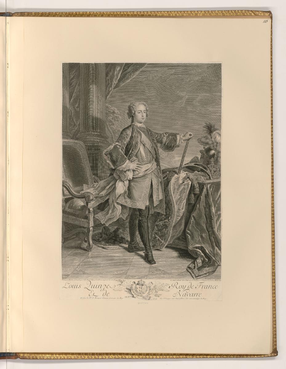 Druckgrafiken nach Charles André Van Loo, Louis Quinze Roy de France, Inv. Nr.: Frankreich nach…