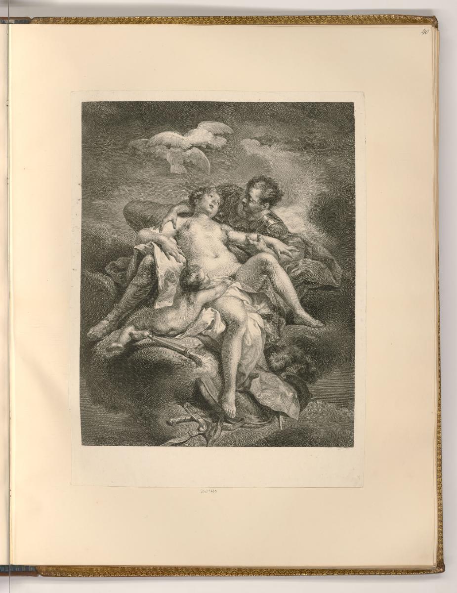 Druckgrafiken nach Charles André Van Loo, Mars und Venus, Inv. Nr.: Frankreich nach Sektionen I…