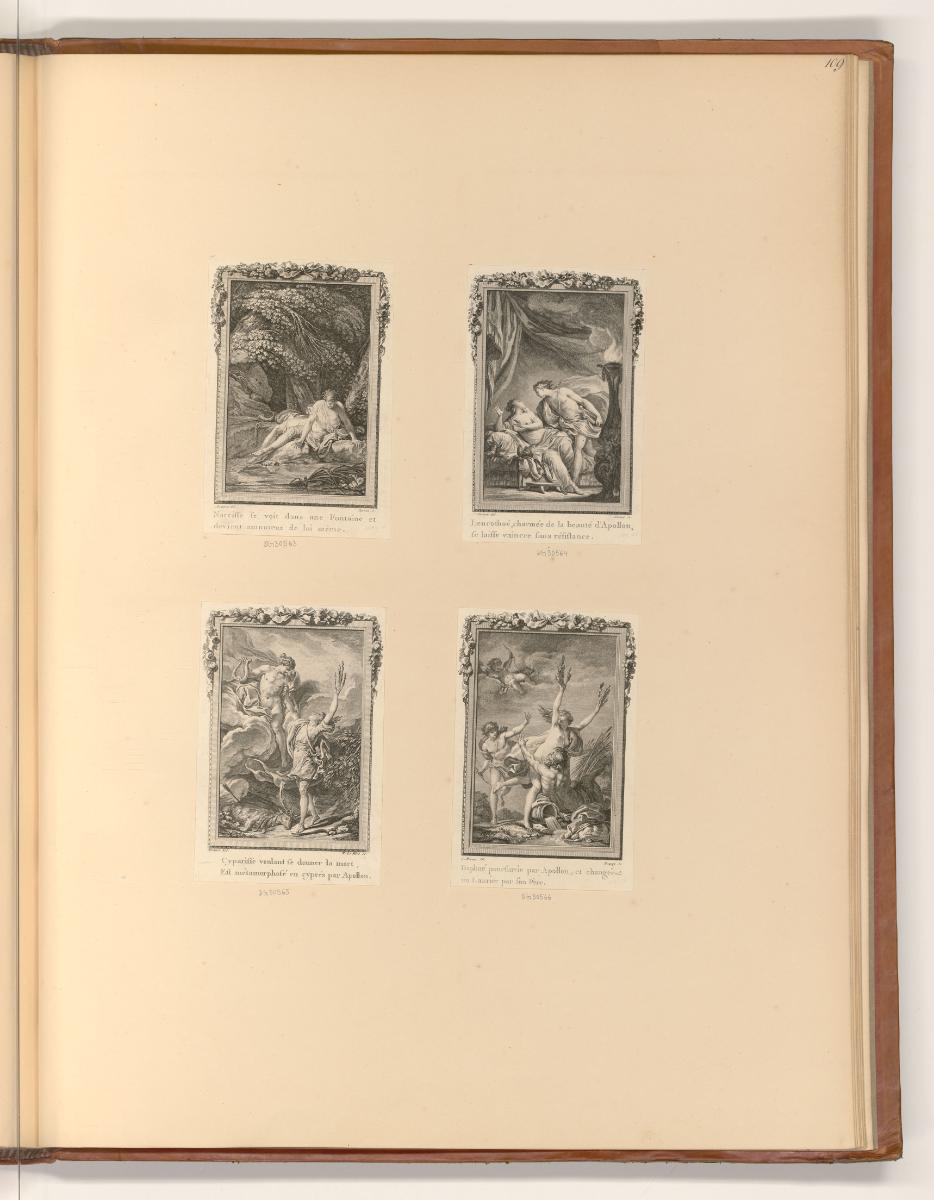 Französische Druckgrafiken des 18. Jahrhunderts, Die Metamorphosen des Ovid, Inv. Nr.: Frankrei…
